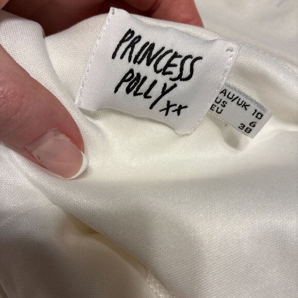 princess polly solid white knit ribbed tank bodysuit Rebel Fiest 6 Small - Picture 5 of 7